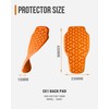 BORLENI CE Level 1 Back Armor Protection Pad Motorcycle Back