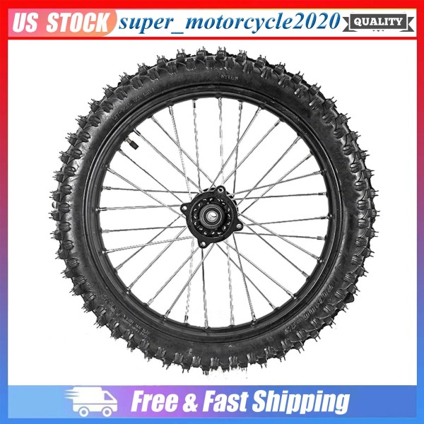 Unbranded 17" 70/100-17 Front Wheel Rim Tire Inner Tube For