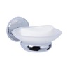 Croydex QM641941 Hampstead Wall Mounted Soap Dish with Zinc Alloy