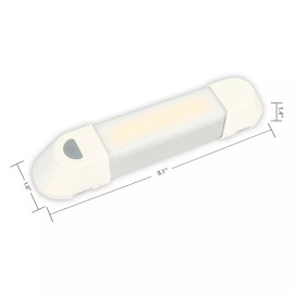 GV 9-INCH 300-LUMEN LED TASK LIGHT | SOFT WHITE | MAGNET | HOOK Cabinet Closet Bar