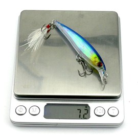 10PCS Minnow Fishing Lures Kit Minnow Lures Minnow Crank Bait Fishing Tackle Hooks Topwater Baits for Bass Trout Saltwater/Freshwater