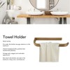 Wall Mounted Towel Rack Stainless Steel Retro Style Space Saving