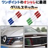 TIGRE BLANC Car Front Grille Sticker Grille Cover Flag Sticker
