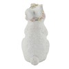 Windy Hill Collection Polyresin Glitter White Easter Rabbit Bunny Hiding