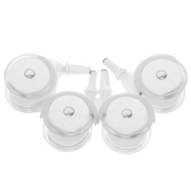 BESTonZON Pack of 4 Baby Walker Replacement Wheels Universal Wheels for Pushchairs and Walking Aids Baby Trend and Bob Pram Parts