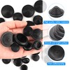 60 pieces rubber grommet cable grommet, 10 mm/16 mm/20 mm/25