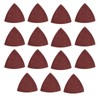 TA-VIGOR 15Pcs 80 Grit Detail Sander Sandpaper Triangular Sanding Hook