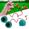 4PCS Billiard Chalk Holder,Green Rubber Billiard Chalk Holder Chalk Container