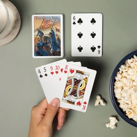 Lantern Press American Civil War, Union Soldiers Advance (52 Playing Cards, Poker Size Card Deck with Jokers)