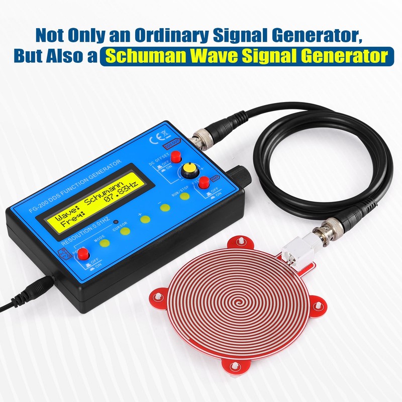 Mini DDS Signal Generator,1Hz-500kHz Multifunction Waveform Generator Signal Source with