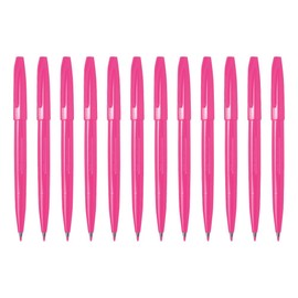 Pentel Sign Pen - Pink, Pack of 12 , S520-P