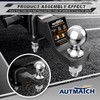 AUTMATCH Trailer Hitch Ball Mount with 2 Inch Hitch Ball