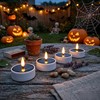 6PCS Solar Tea Lights Outdoor Waterproof, Rechargeable Reusable Flameless Flickering