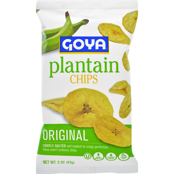 Goya Plantain Chips, Original, 2 Ounce (Pack Of 20)