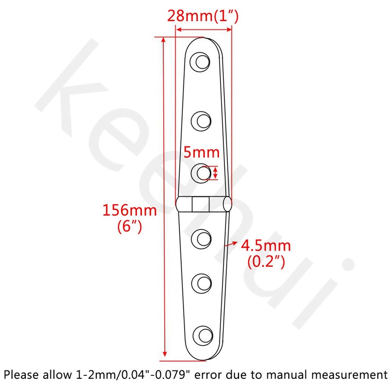 2 Pieces of 316 SS Marine Grade 6'' x 1"Casting