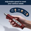 Sakgos Milk Frother with Stand Rechargeable-Handheld Frother Wand with 3