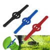 MIBICIRI 20 Pieces Plastic Grass Trimmer Blades, Replace Plastic Cutter