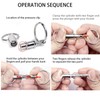 Tenalleys 4 Pack Quick Release Keychain Detachable Pull Apart Keychain