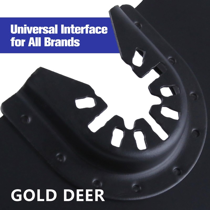 GOLD DEER 5 Piece Set Half-Circular Saw Blade, Multi-Tool, Replacement