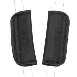 SHUXIA 2pcs Baby Stroller Car Seat Strap Covers,Car Seat Belt Pads,Universal Harness Pads,Backpack Shoulder Pad,Universal Soft Seat Belt Cushion for Children Kids Newborn,Stroller Accessories(black)