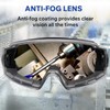 4-FQ Safety Goggles Glasses 2 Pack - Anti-Fog Clear Lens,