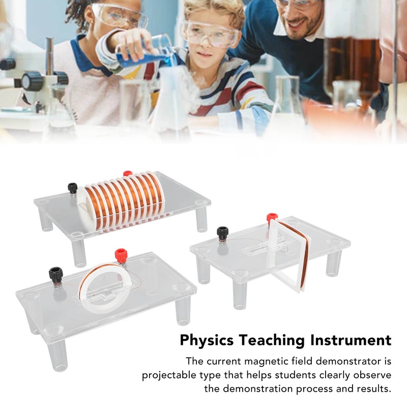 Current Magnetic Field Demonstrator Solenoid Coil Distribution Equipment Physics Teaching