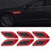 TOMALL 6Pcs 3D Strong Reflective Stripe Sticker for Car Fender