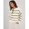 ZAFUL Womens Sweater Long Sleeve Crewneck Soft Basic Knit 2025