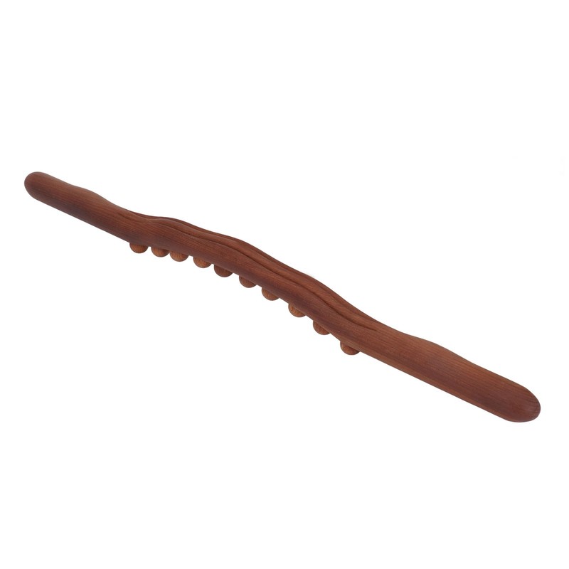 2Pcs Wooden Scraping Stick 10 Massage Dots Large Contact Wooden