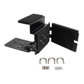 Black Boar UTV/ATV Chainsaw Mount - Features Quick-Release Saw Removal - Holds Saw Vertical or at 45° Angle - Fits Most ATVs w/Metal Tube Racks, UTV Beds & More - Powder-Coated Steel (66087)