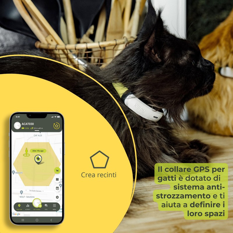 KIPPY - Cat GPS Tracker Kippy CAT COLOR - Locator