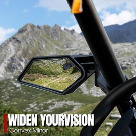 A & UTV PRO Side Mirrors for Honda Talon 1000R 1000X 2019-2025, Compatible with 1000X4 1000R4 Accessories, Adjustable Folding Rear View Racing Mirror Replace OEM #0SV05-HL6-A00