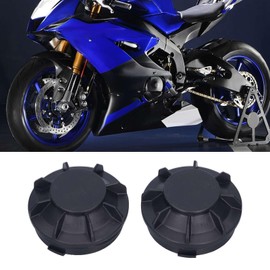 Headlamp Tail Cover, Pair of Black Motorcycle Headlight Tail Cover Rear Boots for YZF R1/YZF R6/CBR600F/CBR600RR/CB