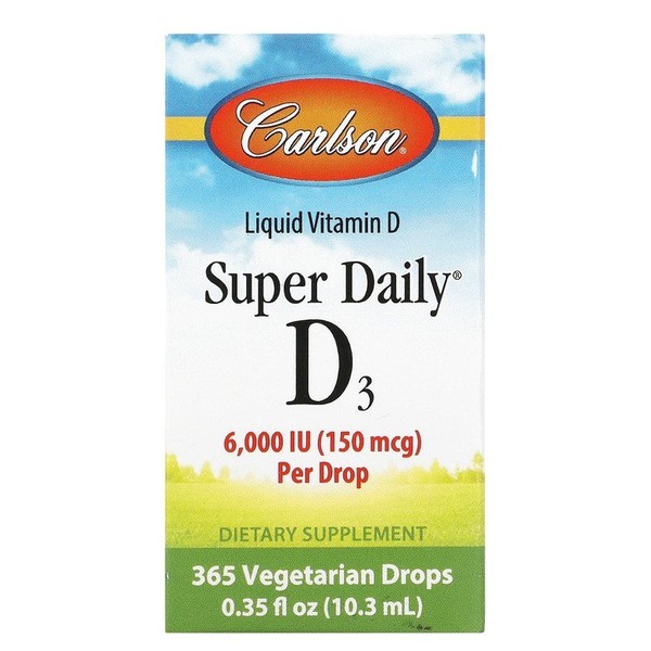 Super Daily D3 150mcg (6000IU) 10.3ml (0.35fl oz) / 슈퍼