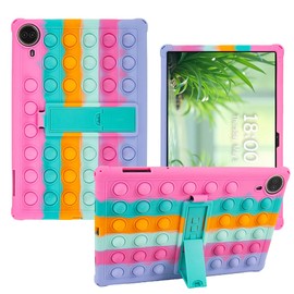 14.1-inch Android Tablet Case for Callsky-Pro/Callsky-Tab Ctab 14 / Teclast T70 14-inch Tablet Universal Case (Colorful Pink)