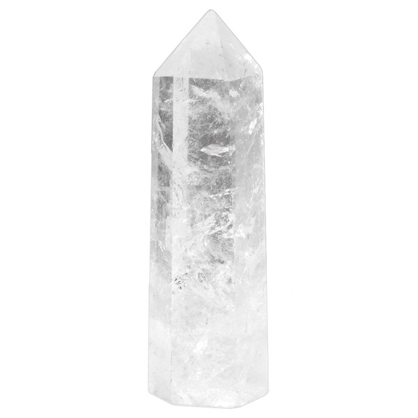 XRZXTL White Quartz Crystal Towers Natural Healing Crystal Point Obelisk