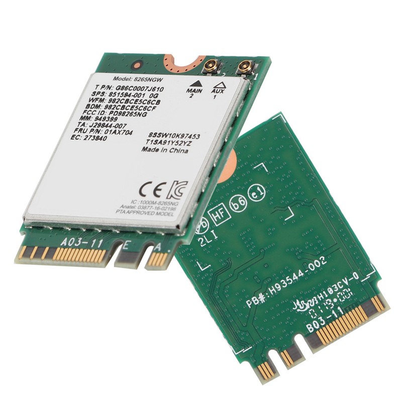 Bluetooth 4.2 For Intel 8265 867M 802.11AC 2.4G/5G Wireless Network