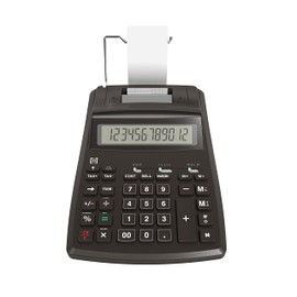 Staples TRU RED TR44780 TR44780 12-Digit Desktop Printing Calculator, Black