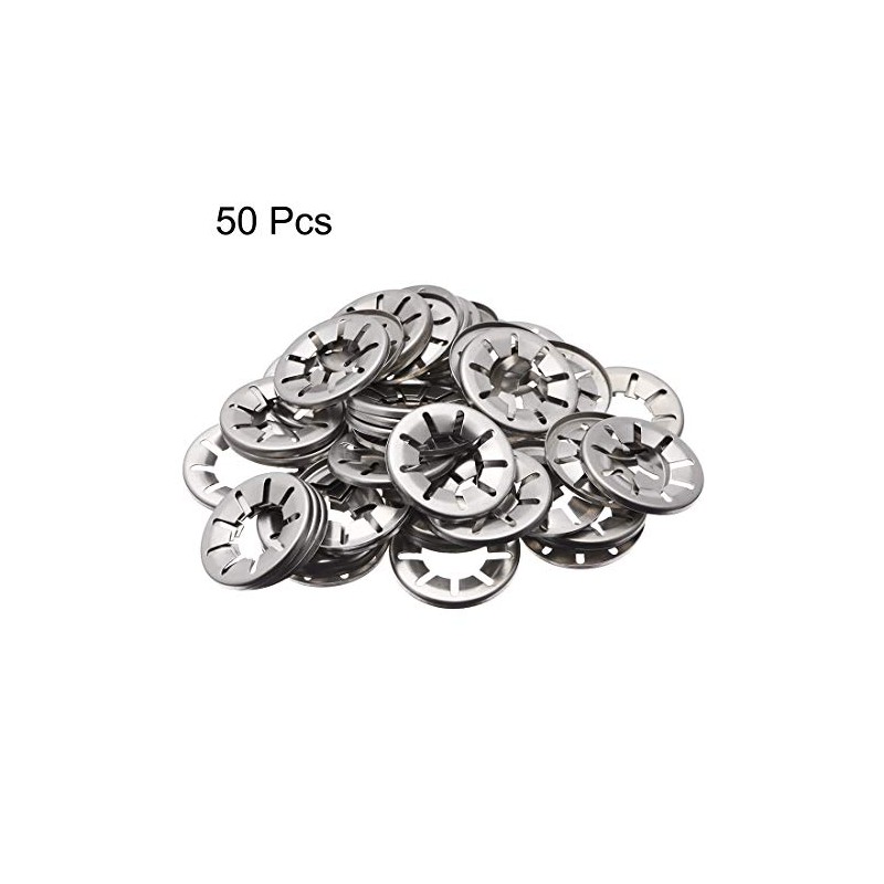 sourcing map Pack of 50 Locking Washer Locking Clips Press