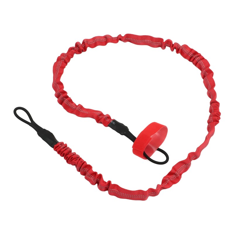 2Pcs Kayak Paddle Leash Nylon Rubber Corrosion Resistant Stretchable Anti