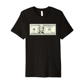 Trump 100 Dollars Bill 2024 President Trump Lovers Pro Trump Premium T-Shirt