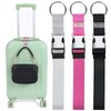3 PCS Luggage Connector Straps for Suitcases Add a Bag