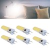 Hyuduo 6Pcs G8 Bulb, 5W Dimmable 2508 COB Energy Saving