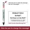 Greeting Pen North Carolina State Wolfpack 5" X 8.25" Notebook