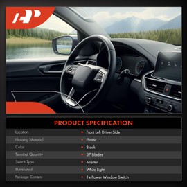 A-Premium Master Power Window Switch Compatible with Honda Odyssey 2015 2016 2017 2018 2019, Front Left Driver Side