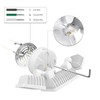Onforu 3 Packs 60W LED Security Light, 6000LM Outdoor Flood
