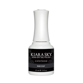 KIARA SKY Gel Polish Base Coat 0.5 fl oz | creates an adhesive bond between the nail plate and gel polish
