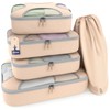 5 Set/8 Set Packing Cubes - Travel Organizers with Laundry
