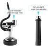 BESTJEEF Pre Rinse Sprayer Commercial Sink Faucet Spray Valve Chrome