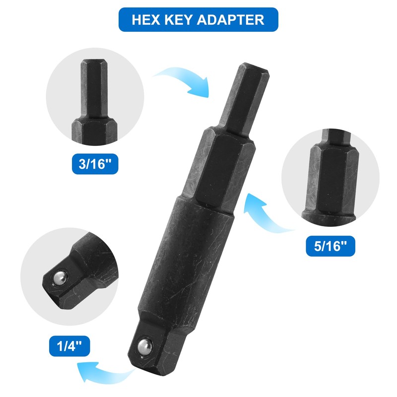Valve Core Remover Installer Tool & HVAC Service Wrench Set